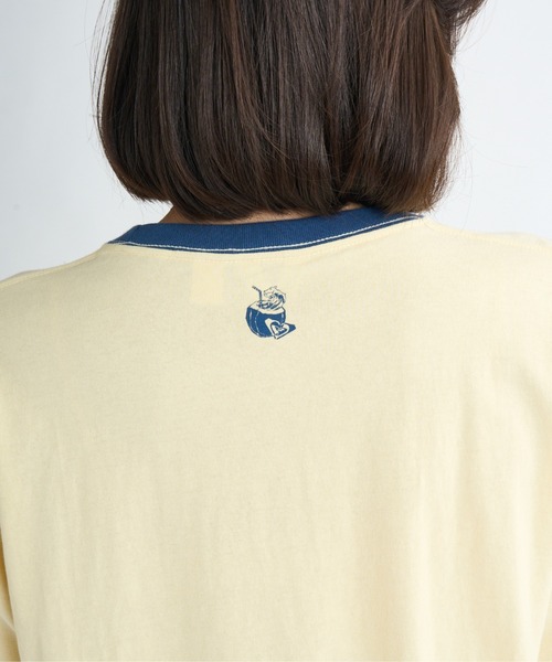 ROXY(ロキシー)の「FRESH WAVE TEE /ロキシーフロントプリント半袖Tシャツ(Tシャツ/カットソー・レディース・ブラック/ホワイト/ピンク/イエロー・X-LARGE/SMALL)」の13枚目の写真