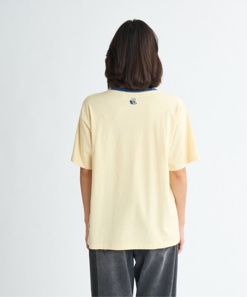 ROXY(ロキシー)の「FRESH WAVE TEE /ロキシーフロントプリント半袖Tシャツ(Tシャツ/カットソー・レディース・ブラック/ホワイト/ピンク/イエロー・X-LARGE/SMALL)」の11枚目の写真
