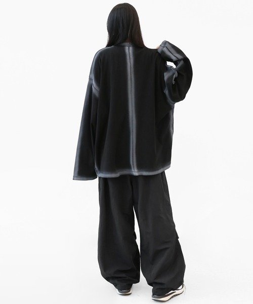 minsobi（ミンソビ）の「ベルトストラップナイロンワイドパンツ（その他パンツ・メンズ・ブラック・FREE）」の6枚目の写真