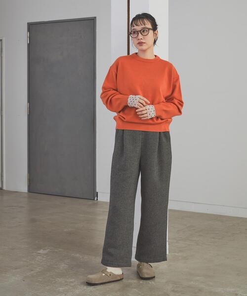 袖ドット柄切替ロングTシャツ（Tシャツ/カットソー）｜URBAN RESEARCH