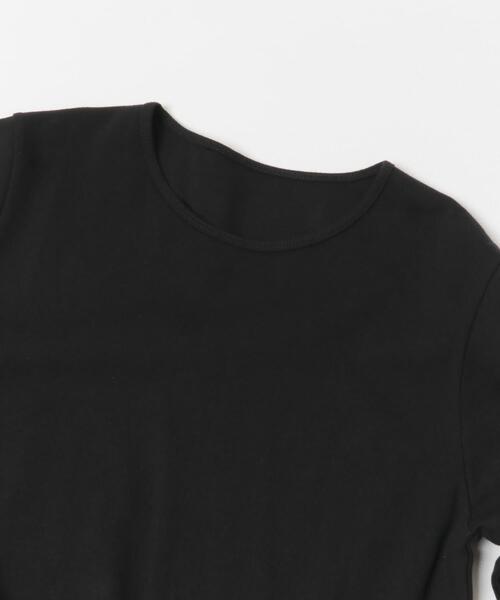 URBAN RESEARCH DOORS（アーバンリサーチドアーズ）の「袖ドット柄切替ロングTシャツ（Tシャツ/カットソー・レディース・オフホワイト/ブラック・MEDIUM）」の14枚目の写真