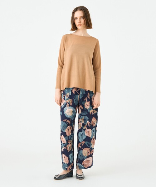 BALLSEY（ボールジィ）の「シルケットウール ワイドプルオーバー（ニット/セーター・レディース・ベージュ/ブラック/グレー・S）」の13枚目の写真