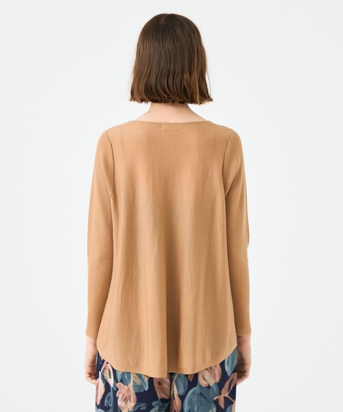 BALLSEY（ボールジィ）の「シルケットウール ワイドプルオーバー（ニット/セーター・レディース・ベージュ/ブラック/グレー・S）」の10枚目の写真