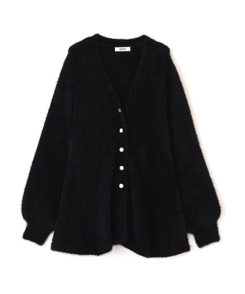 FREE'S MART（フリーズマート）の「◆〈ＭＦＭ〉ヘアリーペプラム金ボタンニットカーデ（ニット/セーター・レディース・グレー/ブラック/ネイビー/ピンク・FREE）」の11枚目の写真