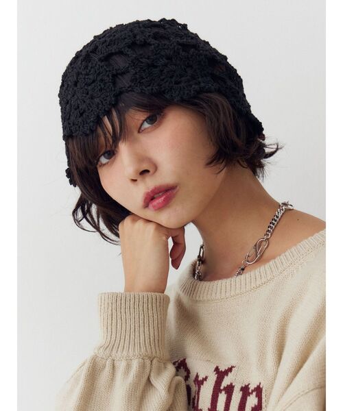 セール】クロシェニットビーニー（ニットキャップ/ビーニー）｜jouetie
