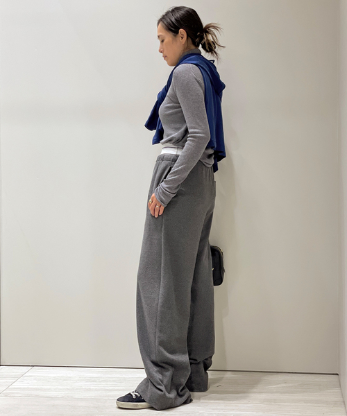 AP STUDIO（エーピーストゥディオ）の「【ROSSI/ロッシ】レイヤードコットンパンツ（その他パンツ・レディース・チャコールグレー・36/38）」の3枚目の写真