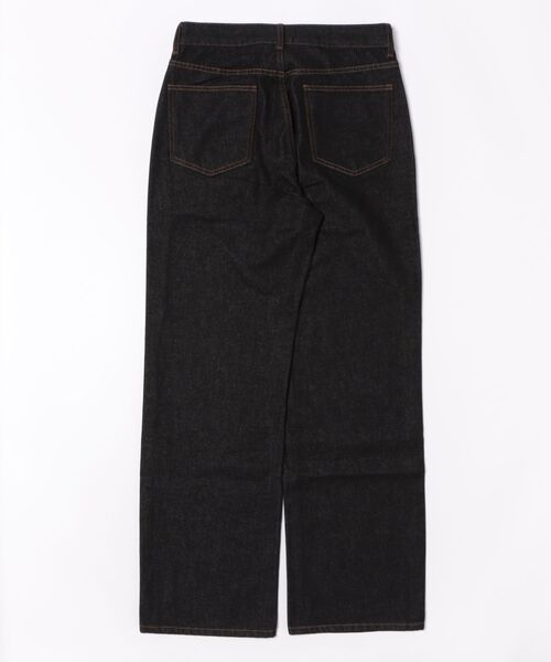 Chikashitsu +(チカシツプラス)の「【Chikashitsu +】semi wide rigid denim pants / 【チカシツプラス】セミワイドリジッドデニムパンツ(デニムパンツ・メンズ・ブルー/ブラック・S/M)」の3枚目の写真