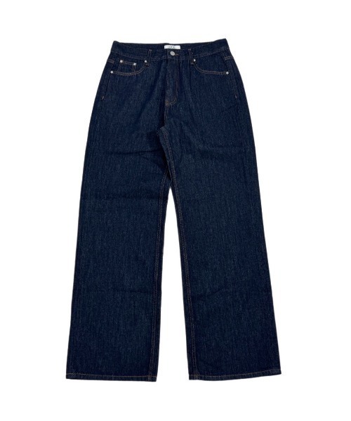 Chikashitsu +(チカシツプラス)の「【Chikashitsu +】semi wide rigid denim pants / 【チカシツプラス】セミワイドリジッドデニムパンツ(デニムパンツ・メンズ・ブルー/ブラック・S/M)」の22枚目の写真