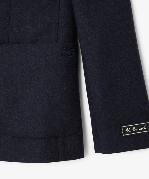LACOSTE（ラコステ）の「フェルテッドウールブレザー（テーラードジャケット・メンズ・ダークネイビー・48/52/50/46）」の7枚目の写真