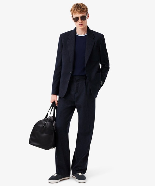 LACOSTE（ラコステ）の「フェルテッドウールブレザー（テーラードジャケット・メンズ・ダークネイビー・48/52/50/46）」の4枚目の写真