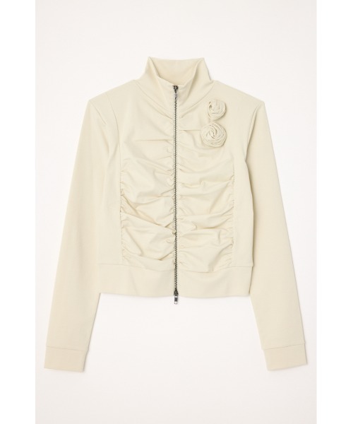 FRONT ZIP GATHER トップス（Tシャツ/カットソー）｜LAGUA GEM