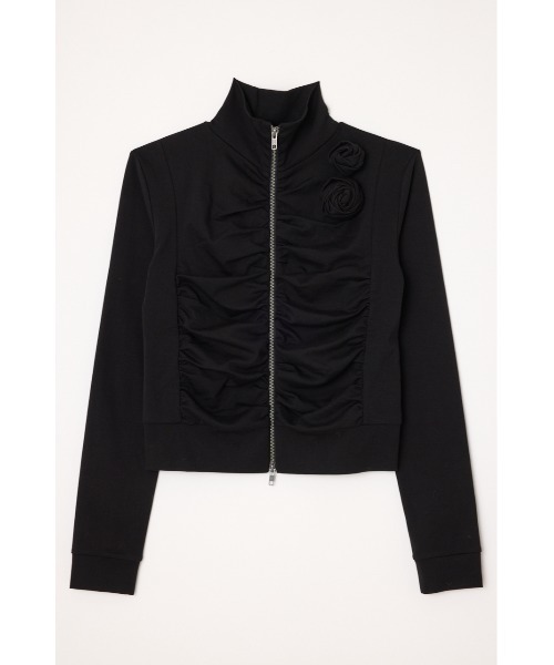 FRONT ZIP GATHER トップス（Tシャツ/カットソー）｜LAGUA GEM