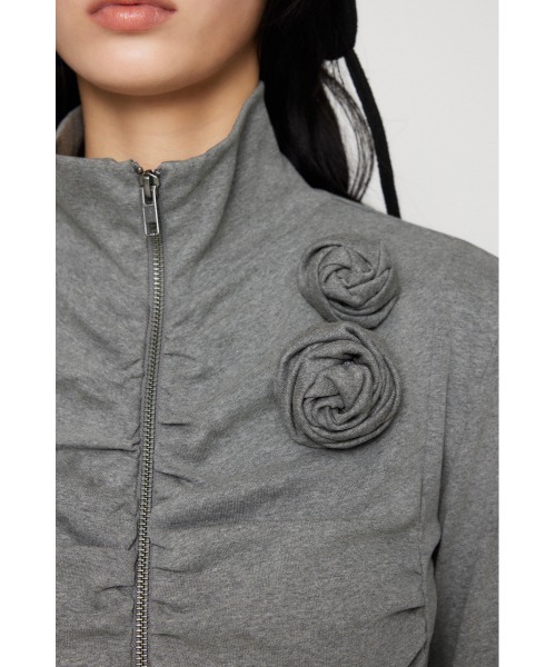 FRONT ZIP GATHER トップス（Tシャツ/カットソー）｜LAGUA GEM