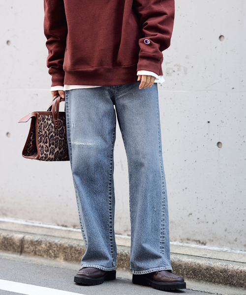 NEWデニムストレートパンツ（デニムパンツ）｜FRAMeWORK（フレーム