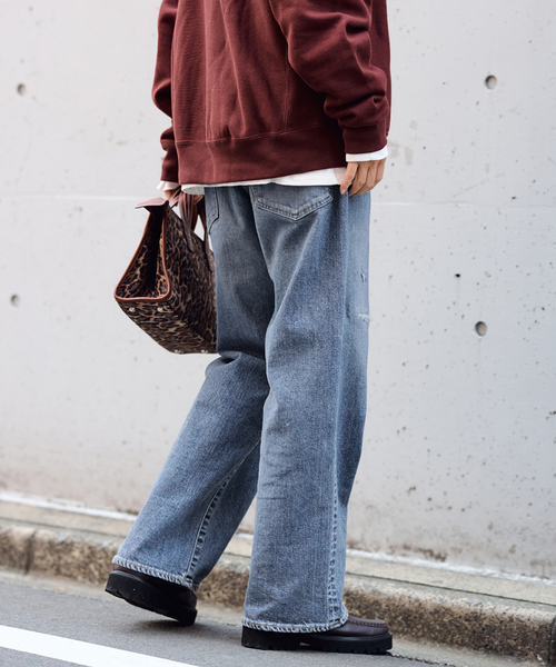 FRAMeWORK（フレームワーク）の「NEWデニムストレートパンツ（デニム