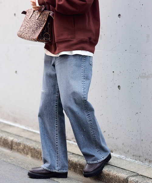 FRAMeWORK（フレームワーク）の「NEWデニムストレートパンツ（デニム