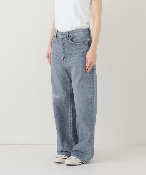 FRAMeWORK デニムストレートパンツ34 FRAMeWORK デニムストレートパンツ 34 ブルー FRAMeWORK☆デニム