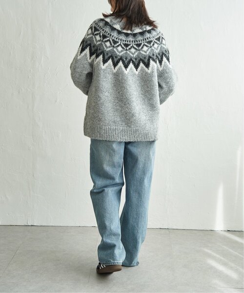 VENCEEXCHANGE(ヴァンスエクスチェンジ)の「ノルディックニットプルオーバー(ニット/セーター・レディース・グレー/ネイビー/ブラウン・FREE)」の13枚目の写真
