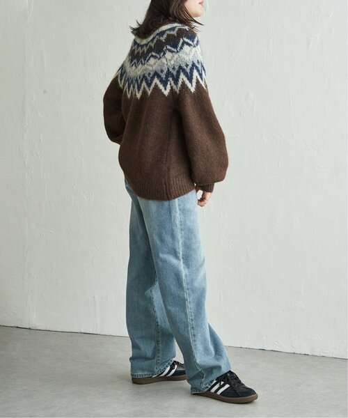 VENCEEXCHANGE(ヴァンスエクスチェンジ)の「ノルディックニットプルオーバー(ニット/セーター・レディース・グレー/ネイビー/ブラウン・FREE)」の21枚目の写真