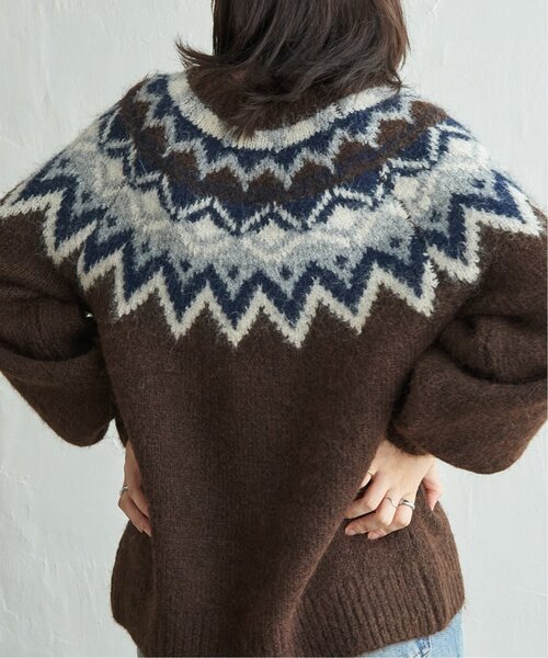 VENCEEXCHANGE(ヴァンスエクスチェンジ)の「ノルディックニットプルオーバー(ニット/セーター・レディース・グレー/ネイビー/ブラウン・FREE)」の14枚目の写真