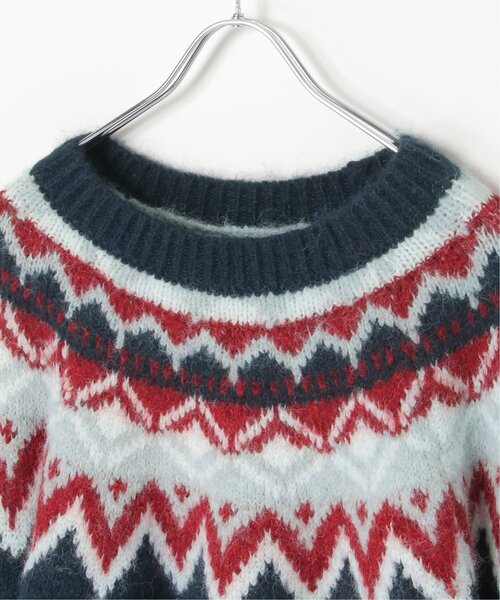 VENCEEXCHANGE(ヴァンスエクスチェンジ)の「ノルディックニットプルオーバー(ニット/セーター・レディース・グレー/ネイビー/ブラウン・FREE)」の17枚目の写真