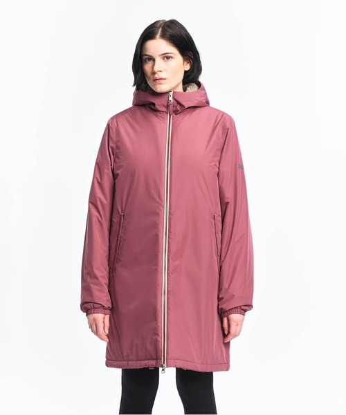 AIGLE(エーグル)の「【RainPack Warm】透湿防水 レインパックウォーム ボアロングジャケット(ダウンジャケット/コート・レディース・ブラック/モスグリーン/ダークネイビー/ピンク・XXL/L/S/M)」の4枚目の写真