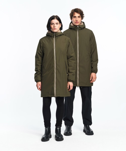 AIGLE(エーグル)の「【RainPack Warm】透湿防水 レインパックウォーム ボアロングジャケット(ダウンジャケット/コート・レディース・ブラック/モスグリーン/ダークネイビー/ピンク・XXL/L/S/M)」の18枚目の写真