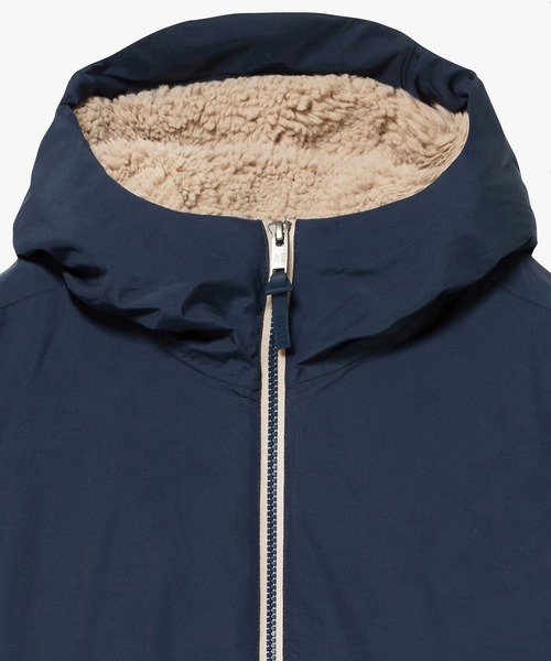 AIGLE(エーグル)の「【RainPack Warm】透湿防水 レインパックウォーム ボアロングジャケット(ダウンジャケット/コート・レディース・ブラック/モスグリーン/ダークネイビー/ピンク・XXL/L/S/M)」の5枚目の写真