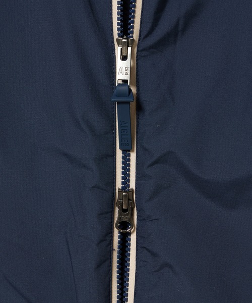 AIGLE(エーグル)の「【RainPack Warm】透湿防水 レインパックウォーム ボアロングジャケット(ダウンジャケット/コート・レディース・ブラック/モスグリーン/ダークネイビー/ピンク・XXL/L/S/M)」の12枚目の写真