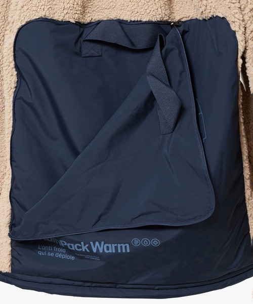 AIGLE(エーグル)の「【RainPack Warm】透湿防水 レインパックウォーム ボアロングジャケット(ダウンジャケット/コート・レディース・ブラック/モスグリーン/ダークネイビー/ピンク・XXL/L/S/M)」の10枚目の写真