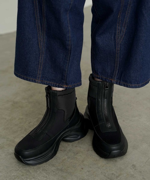 Bulue.（ブルー）の「【Bulue.】スニーカースノーブーツ（ブーツ・レディース・ブラック・37/38/39/40）」の9枚目の写真