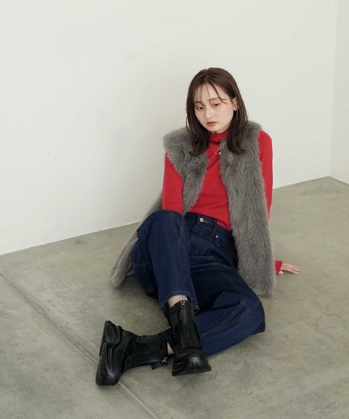 Bulue.（ブルー）の「【Bulue.】スニーカースノーブーツ（ブーツ・レディース・ブラック・37/38/39/40）」の7枚目の写真