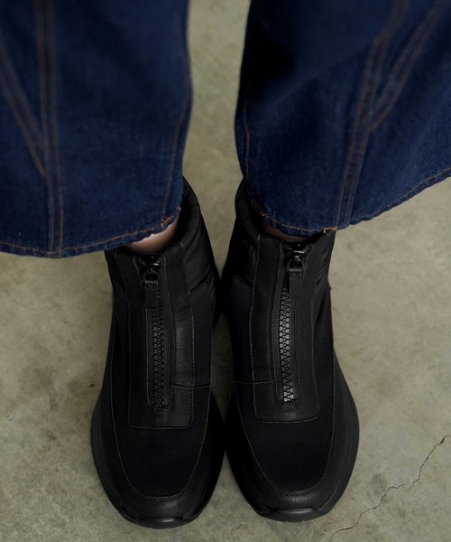 Bulue.（ブルー）の「【Bulue.】スニーカースノーブーツ（ブーツ・レディース・ブラック・37/38/39/40）」の4枚目の写真