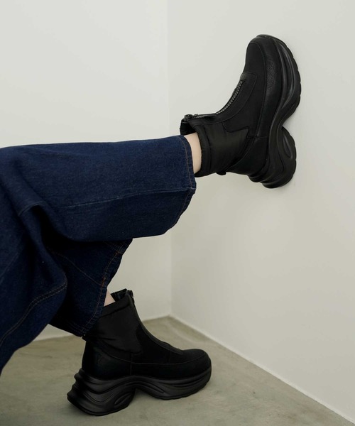 Bulue.（ブルー）の「【Bulue.】スニーカースノーブーツ（ブーツ・レディース・ブラック・37/38/39/40）」の6枚目の写真