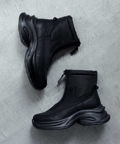 Bulue.（ブルー）の「【Bulue.】スニーカースノーブーツ（ブーツ・レディース・ブラック・37/38/39/40）」の12枚目の写真