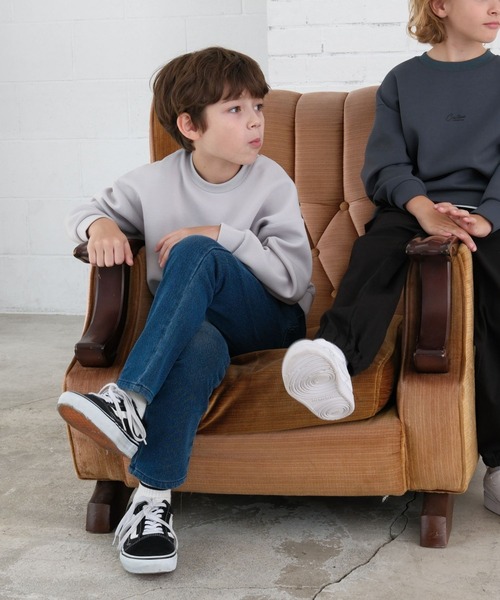 GLOBAL WORK（グローバルワーク）の「あったかスゴラクストレッチスリムパンツ/581229（デニムパンツ・キッズ・ブラック/ブラック系その他/ブルー・130cm/140cm/150cm/160cm）」の3枚目の写真