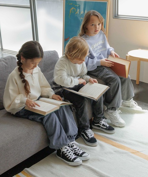 GLOBAL WORK（グローバルワーク）の「あったかスゴラクストレッチスリムパンツ/581229（デニムパンツ・キッズ・ブラック/ブラック系その他/ブルー・130cm/140cm/150cm/160cm）」の8枚目の写真