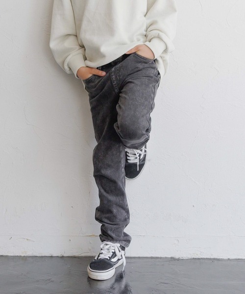 GLOBAL WORK（グローバルワーク）の「あったかスゴラクストレッチスリムパンツ/581229（デニムパンツ・キッズ・ブラック/ブラック系その他/ブルー・130cm/140cm/150cm/160cm）」の10枚目の写真