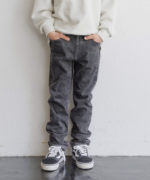 GLOBAL WORK（グローバルワーク）の「あったかスゴラクストレッチスリムパンツ/581229（デニムパンツ・キッズ・ブラック/ブラック系その他/ブルー・130cm/140cm/150cm/160cm）」の11枚目の写真
