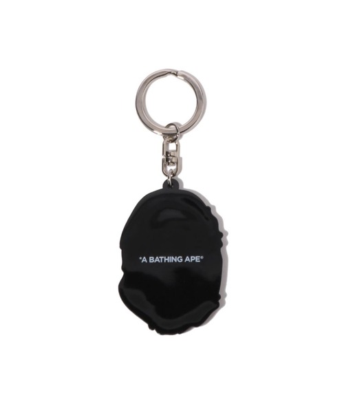 A BATHING APE（アベイシングエイプ）の「APE HEAD RUBBER KEYCHAIN（キーホルダー・メンズ・ブラウン・FREE）」の2枚目の写真