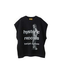 Hysteric Glamour ノースリーブTシャツ ブラック　L HYSTERIC GLAMOUR タンクトップ FLYING V ノースリーブTシャツ