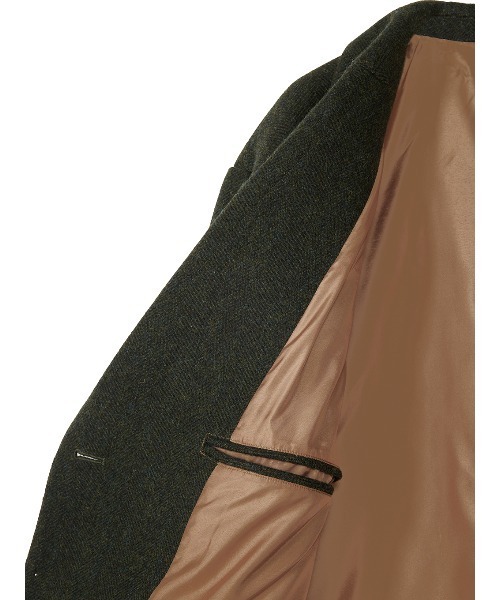 ELCHELE(エルチェレ)の「TAILORED PROM JACKET(テーラードジャケット・レディース・ダークウッド/モスグリーン・38/36)」の10枚目の写真