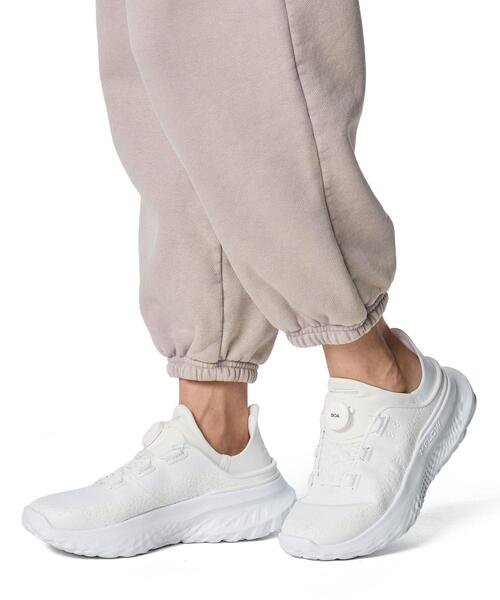 UNDER ARMOUR（アンダーアーマー）の「UAアイコン ヘビーウェイト フリース オーバーサイズド パンツ（ライフスタイル/レディース）（その他パンツ・レディース・グレー系その他・XL/M/L/S）」の4枚目の写真