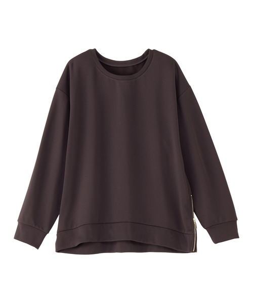 セール】サイドジップあったか裏起毛プルオーバー（スウェット