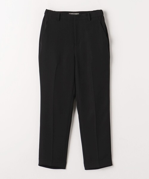 A DAY IN THE LIFE UNITED ARROWS(アデイインザライフユナイテッドアローズ)の「ダブルクロス テーパードパンツ ‐ウォッシャブル・セットアップ対応‐<A DAY IN THE LIFE>(その他パンツ・レディース・ネイビー/その他1/ブラック/ダークグレー/ベージュ・34/36/38)」の1枚目の写真