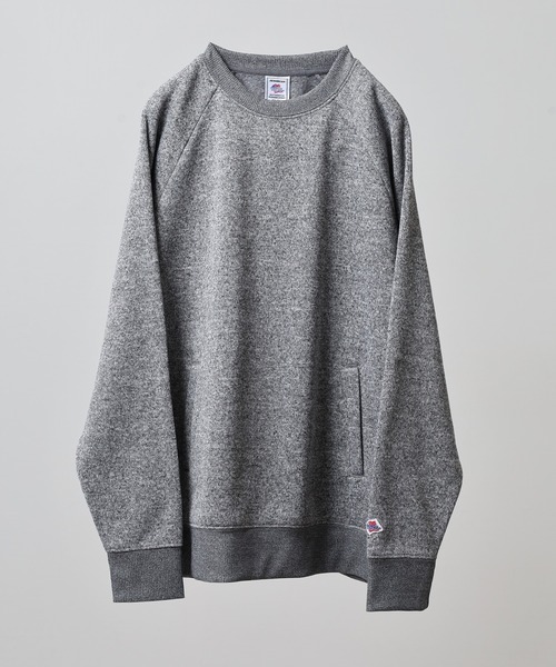 JEMORGAN(ジェーイーモーガン)の「JEMORGAN ニットフリースラグランクルー(スウェット・メンズ・マルチ/グレー/チャコール・M/XL/L)」の1枚目の写真