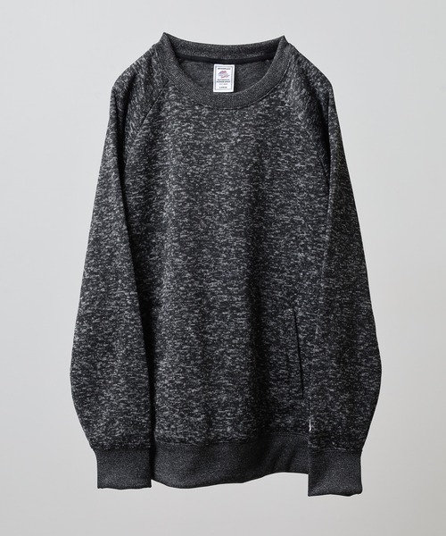 JEMORGAN(ジェーイーモーガン)の「JEMORGAN ニットフリースラグランクルー(スウェット・メンズ・マルチ/グレー/チャコール・M/XL/L)」の3枚目の写真