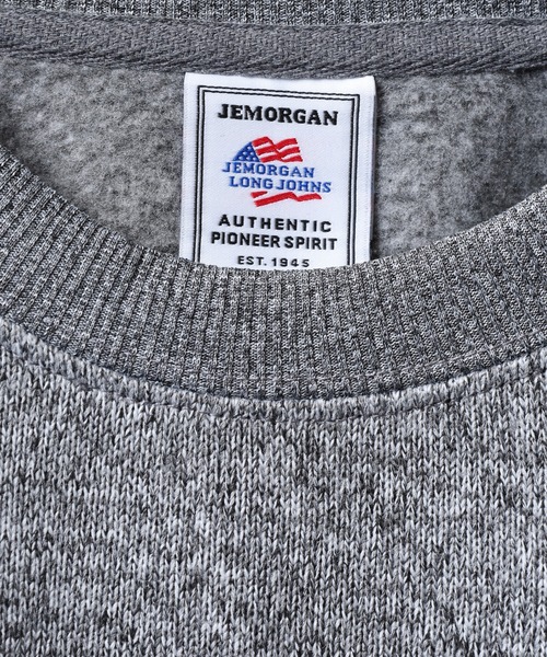JEMORGAN(ジェーイーモーガン)の「JEMORGAN ニットフリースラグランクルー(スウェット・メンズ・マルチ/グレー/チャコール・M/XL/L)」の15枚目の写真
