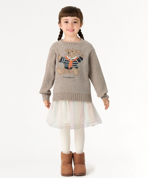 SHIPS Colors:100～140cm /〈洗濯機可能〉TeddyBear(R) ジャカード