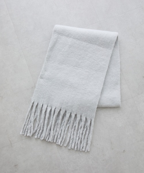 COLONY 2139（コロニートゥーワンスリーナイン）の「無地フェイクウールマフラー（マフラー・レディース・モカ/ライトグレー/チャコールグレー/アイボリー/ブラック・FREE）」の22枚目の写真